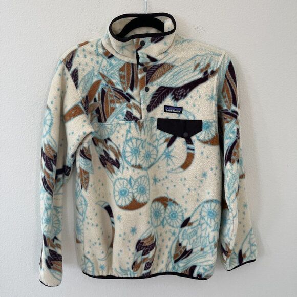 PATAGONIA Synchilla Snap-T Pullover Moon Owl XS - Picture 4 of 14